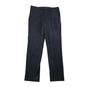 PT01 Pantaloni Torino Mens Navy Blue Cotton Silk Slim Fit Chinos Trousers 33x30